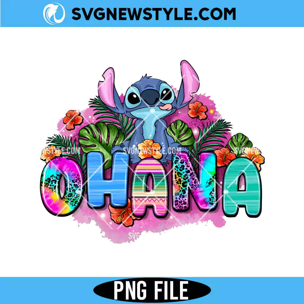 Floral Stitch Png, Cute Stitch PNG, Digital Download for Cricut 1 Floral Stitch Png