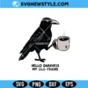 Raven Crow Coffee Svg