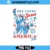 She Loves Jesus and America Too Png, Christian Patriotic PNG, Digital Download 2 She Loves Jesus and America Too Png