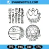 Sun Wars Svg bundle, Funny Star Wars SVG, PNG, DXF for Cricut & Silhouette 3 Sun Wars Svg bundle