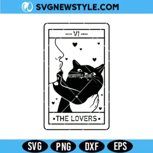 Tarot The Lovers Svg