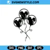 Three Mouse Balloons Svg