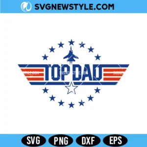 Top Gun Dad SVG
