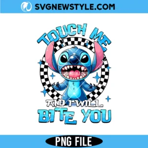 Touch Me And I Will Bite You Stitch Png