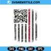 Trump Dance QR Code Svg, Patriotic Thin Red Line Svg, PNG DXF, Digital Download 3 Trump Dance QR Code Svg
