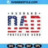 Husband Dad Protector Hero SVG, Usa Dad Svg, Png, Digital Download 2 Husband Dad Protector Hero SVG