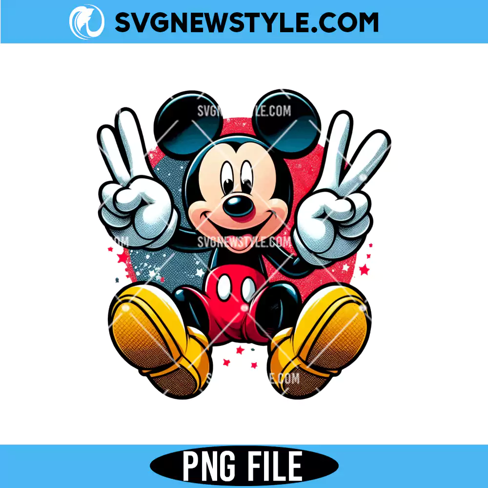 Mickey Mouse PNG, Disney Mickey PNG, Instant Digital Download for DIY Crafts 1 Mickey Mouse PNG