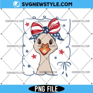 Fourth of July Goose PNG