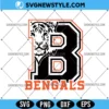 B Bengals Svg, Cincinnati Bengals SVG, Png, Dxf, Instant Download 2 B Bengals Svg