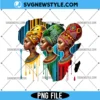Black Woman African Map PNG