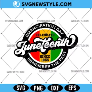 Emancipation Day Celebrate Juneteenth Svg