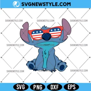 Stitch with Sunglasses SVG