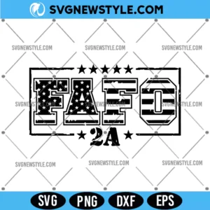 Fck Around And Find Out 2A SVG