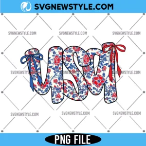 Floral Coquette USA Png