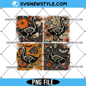 Halloween Skeleton Goose Png