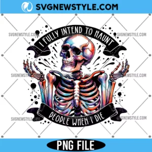 Haunt people when I die Png