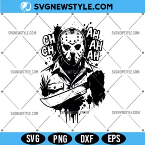 Jason Voorhees Svg Cut File, Friday the 13th SVG, Png Digital Download