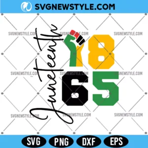 Juneteenth Independence Svg