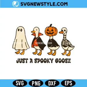 Just a Spooky Goose Svg