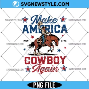 Make America Cowboy Again PNG Design