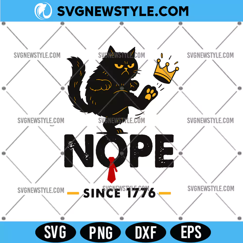 No Kings in America Since 1776 Svg, Png, Dxf Digital Download 1 No Kings in America Since 1776 Svg