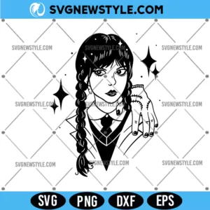Pigtail Girl Halloween SVG