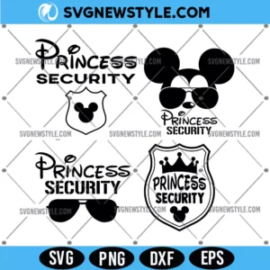 Princess Security Svg Bundle