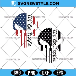 Punisher We the People Svg