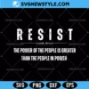 Resist Svg for Cricut, Feminist SVG Png, DXF, EPS Digital Download 2 Resist Svg for Cricut