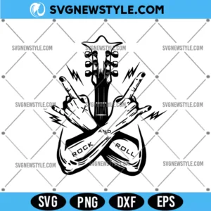 Rock And Roll Music SVG