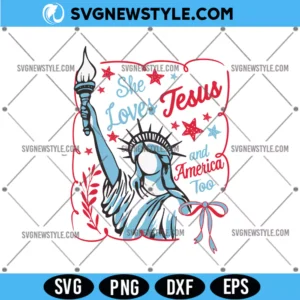 Fourth of July Christian SVG