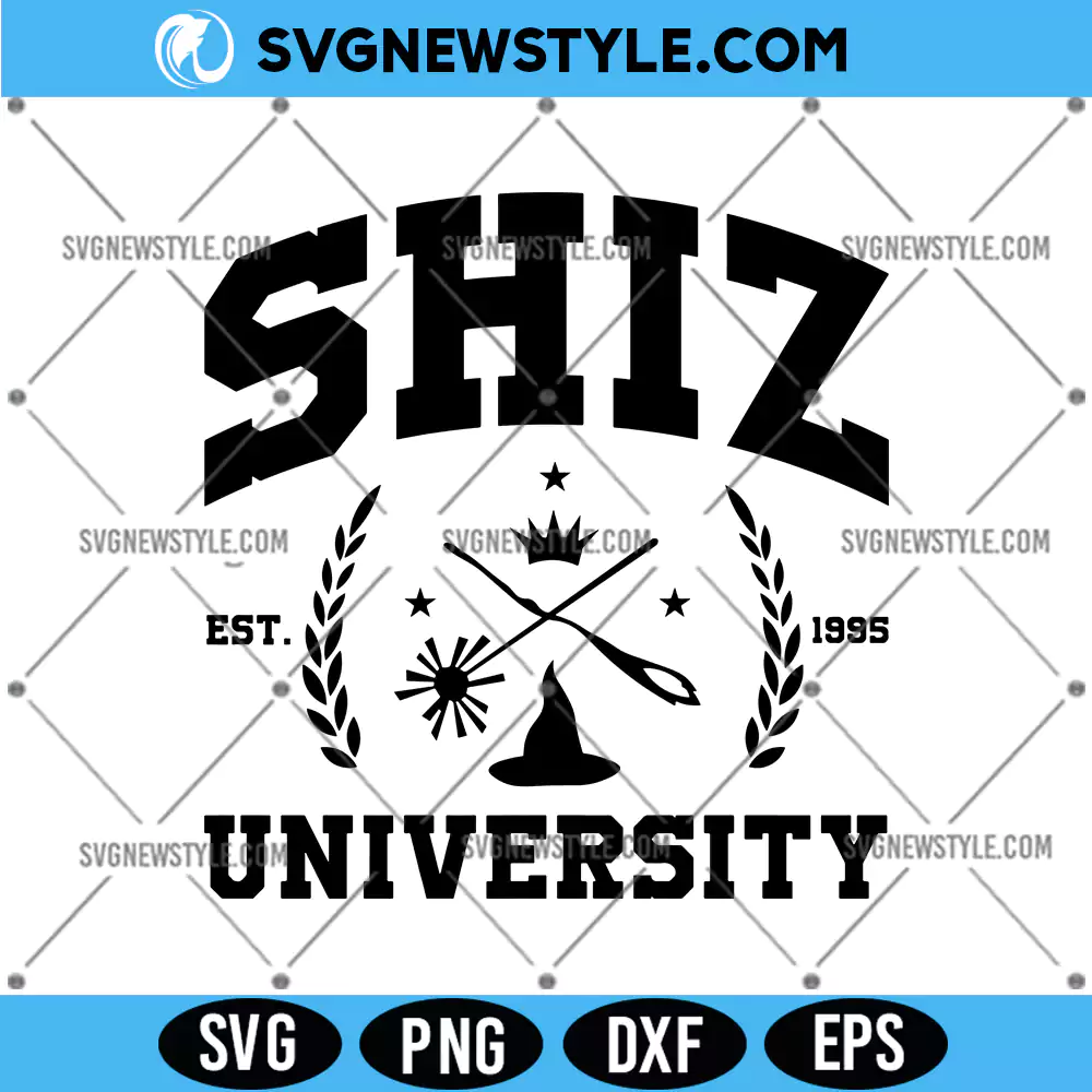 Shiz University Svg Cut File, Wicked Musical SVG, Png, Digital Download 1 Shiz University Svg Cut File