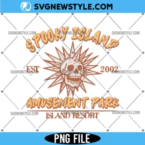 Spooky Island PNG, Halloween Movie SVG, Digital Download