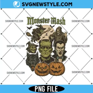 Monster Mash Halloween PNG File
