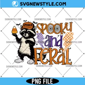 Spooky and Feral Raccoon Png