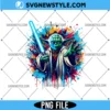 Star Wars Yoda Splash Png Sublimation