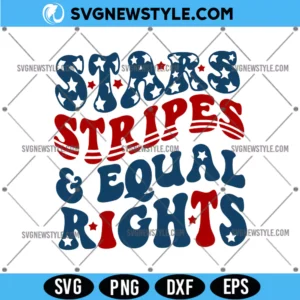 Stars Stripes And Equal Rights Svg