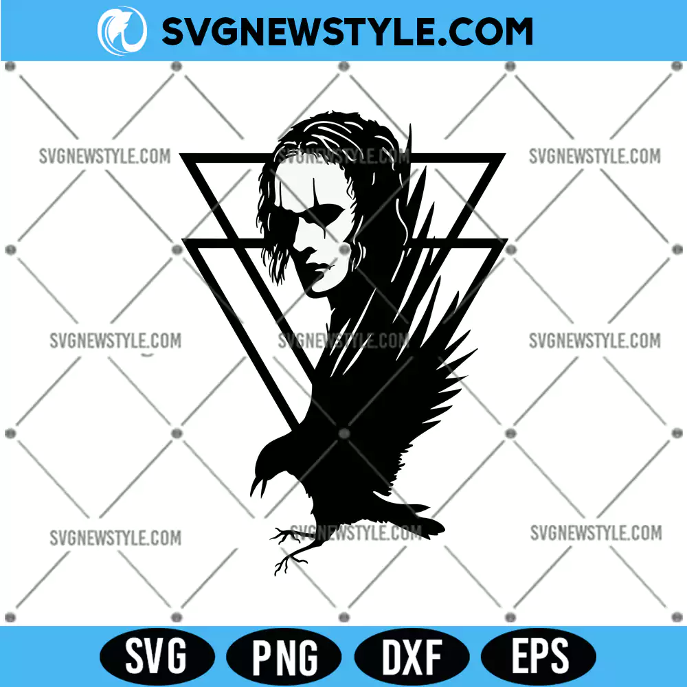 The Crow Halloween SVG PNG, Scary Bird SVG, DXF, EPS Digital Download 1 The Crow Halloween SVG PNG