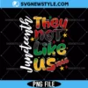 They Not Like Us PNG Design