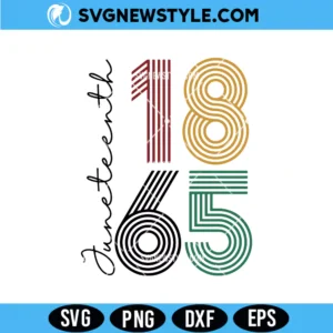 1865 Juneteenth Svg File
