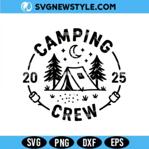 Camping Crew 2025 SVG