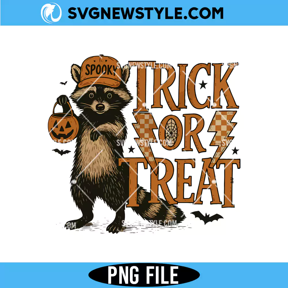 Halloween Feral Trick or Treat Png, Creepy Cute Halloween PNG, Digital Download 1 Halloween Feral Trick or Treat Png