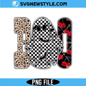 Halloween Ghost Leopard Png