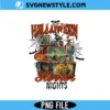 Horror Nights Sublimation PNG, Halloween Horror Movie png, Digital Download 3 Horror Nights Sublimation PNG