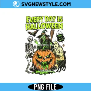 Every Day Is Halloween Png, Spooky Halloween Png, Digital Download