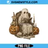 Halloween Fall Ghost Boho PNG, Cute Ghost PNG, Digital Download 3 Halloween Fall Ghost Boho PNG