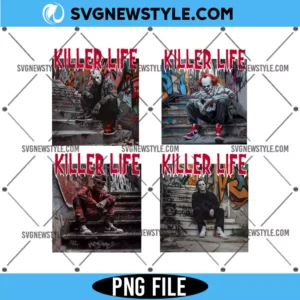 Killer Life Png Bundle for Cricut