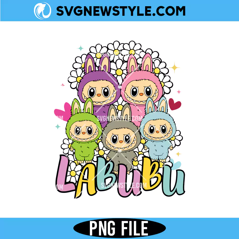 Labubu Designs Png, Monster Characters Png, Kawaii PNG, Digital Download 1 Labubu Designs Png