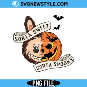 Labubu Sorta Sweet Sorta Spooky Png, Labubu Halloween PNG, Digital Download