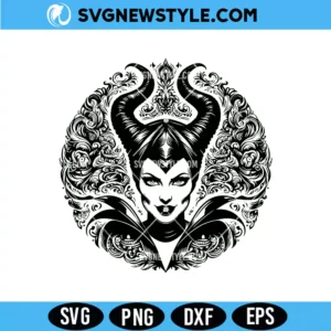Maleficent Mandala SVG